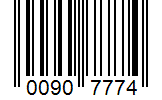 Barcode 00907774