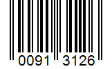 Barcode 00913126