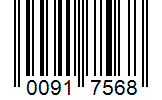 Barcode 00917568