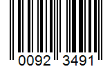 Barcode 00923491