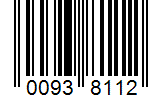 Barcode 00938112