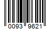 Barcode 00939621