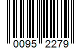 Barcode 00952279