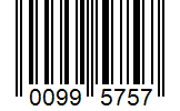 Barcode 00995757