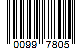Barcode 00997805