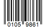 Barcode 01059861