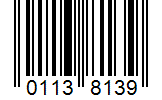 Barcode 01138139