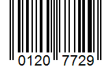 Barcode 01207729