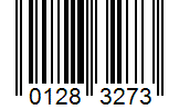 Barcode 01283273