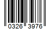 Barcode 03263976