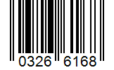 Barcode 03266168