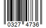 Barcode 03274736