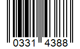 Barcode 03314388