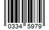 Barcode 03345979