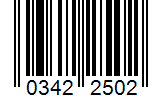 Barcode 03422502