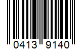 Barcode 04139140