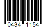 Barcode 04341154