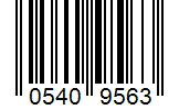 Barcode 05409563