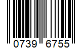 Barcode 07396755