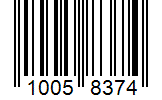 Barcode 10058374