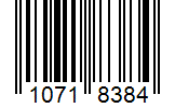 Barcode 10718384