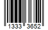 Barcode 13333652