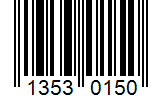 Barcode 13530150