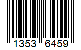 Barcode 13536459