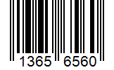 Barcode 13656560