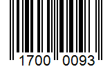 Barcode 17000093