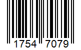 Barcode 17547079