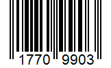 Barcode 17709903