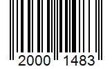 Barcode 20001483