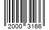 Barcode 20003166
