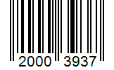 Barcode 20003937