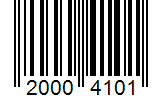 Barcode 20004101
