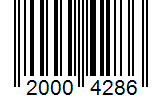 Barcode 20004286