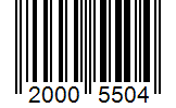 Barcode 20005504