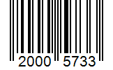 Barcode 20005733