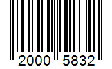 Barcode 20005832