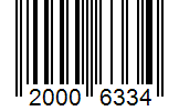 Barcode 20006334