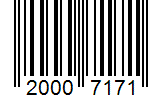 Barcode 20007171