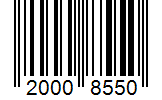 Barcode 20008550