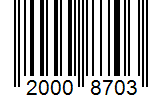 Barcode 20008703
