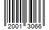 Barcode 20013066
