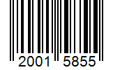 Barcode 20015855
