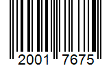 Barcode 20017675