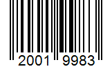 Barcode 20019983