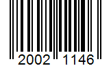 Barcode 20021146