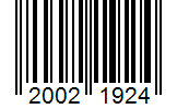 Barcode 20021924